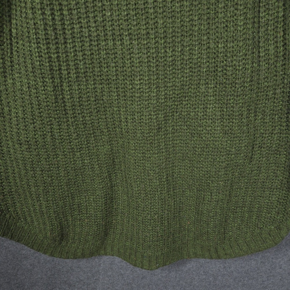 Miracle USA Women's Green Knit Sweater M/L Pullover V-Neck‎ Long Sleeve Pockets - Picture 9 of 11